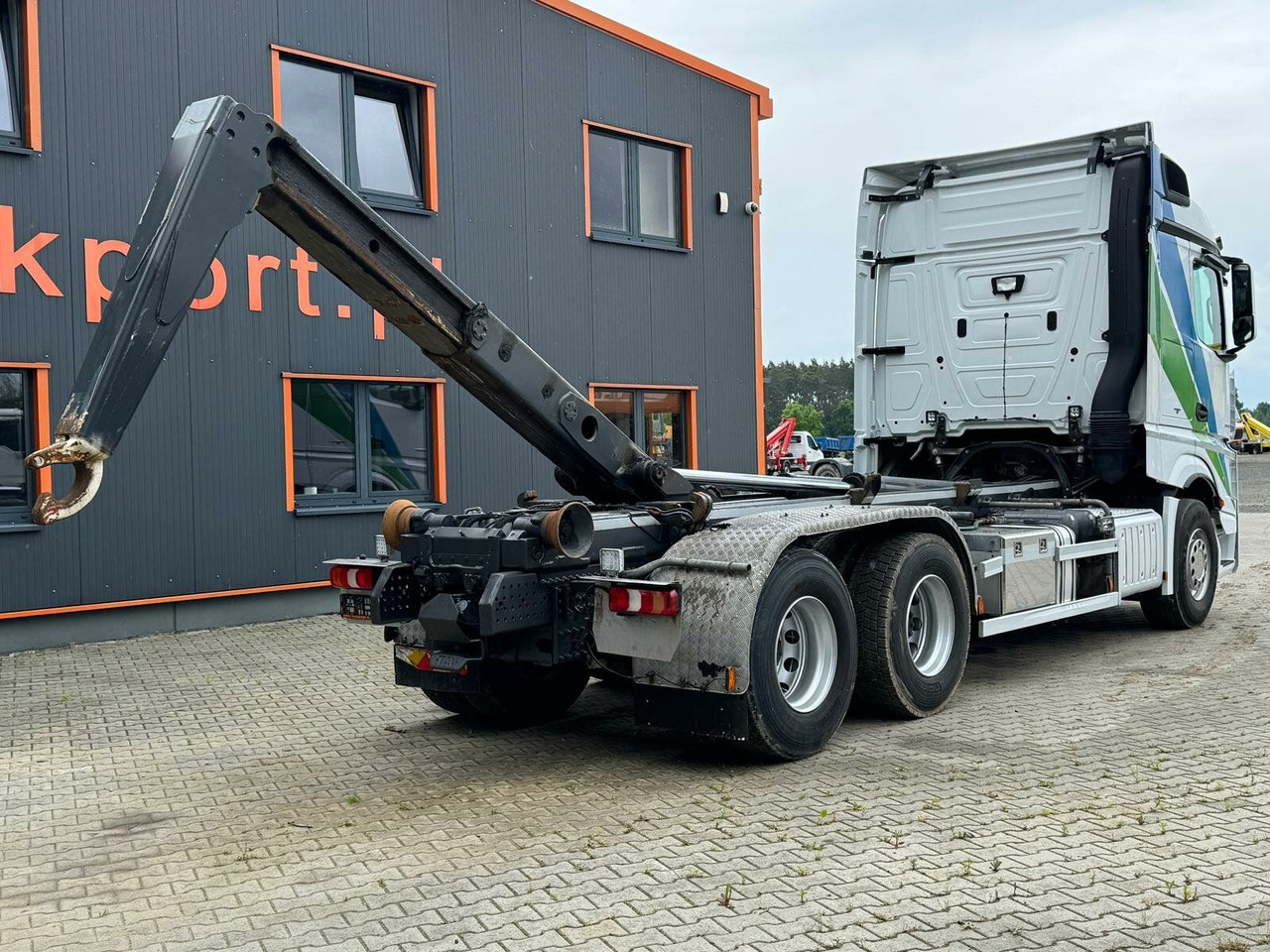 Camion ampliroll Mercedes-Benz ACTROS 2658 6x2 Abrollkipper MEILLER RK 26.67K