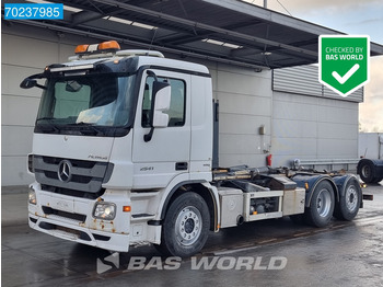 Camion ampliroll Mercedes-Benz Actros 2541 6X2 20t Palfinger Hooklift Lift Axle Euro 5