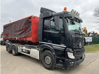 Camion ampliroll Mercedes-Benz Actros 2542 6X2 + HIAB MULTILIFT 21T - LIFT AXLE *399.000 KM*