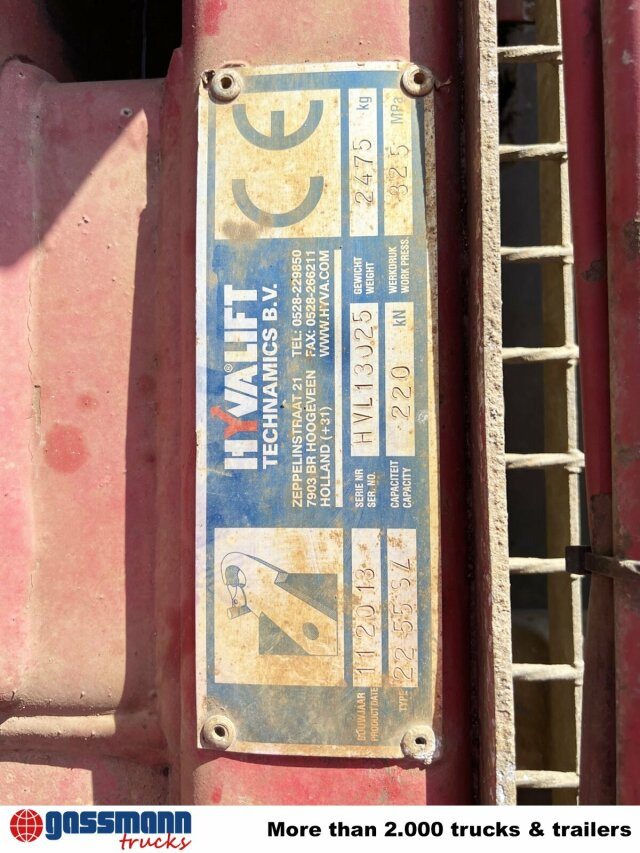 Camion ampliroll Mercedes-Benz Actros 2551 L 6x2/46, Retarder, Liftachse,