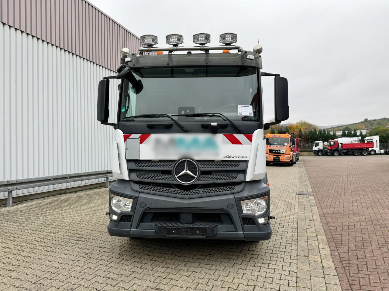 Camion ampliroll Mercedes-Benz Antos 2536 L 6x2 Antos 2536 L 6x2, Liftachse, Hiab XR 21S61 bis 7 m Container
