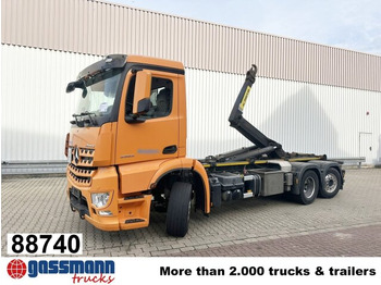 Camion ampliroll Mercedes-Benz Arocs 2552 L 6x2, Lenk-/Liftachse