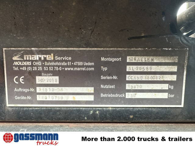 Camion ampliroll Mercedes-Benz Arocs 2552 L 6x2, Lenk-/Liftachse