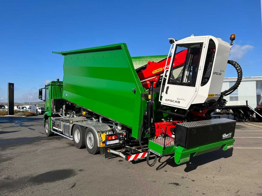 Camion ampliroll Mercedes-Benz Arocs 2751 6x2 HAD / Abroller EBERT Fällbox Q150
