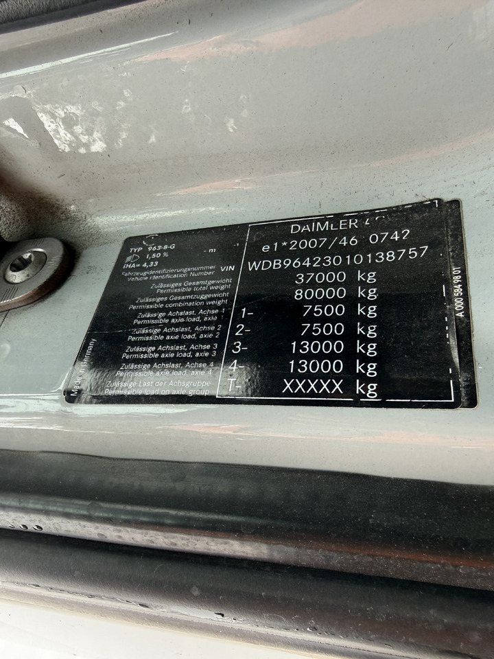 Camion ampliroll Mercedes-Benz Arocs 3245 K 8X4 Haken