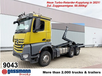 Camion ampliroll Mercedes-Benz Arocs 3363 K 6x4, Grounder,
