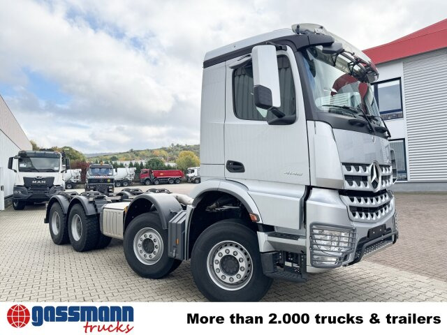Camion ampliroll Mercedes-Benz Arocs 4148 K 8x4/4/45, Turbo-Retarder-Kupplung,
