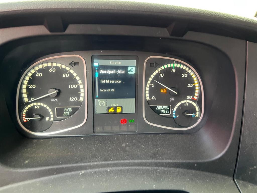 Camion ampliroll Mercedes-Benz Atego 1521