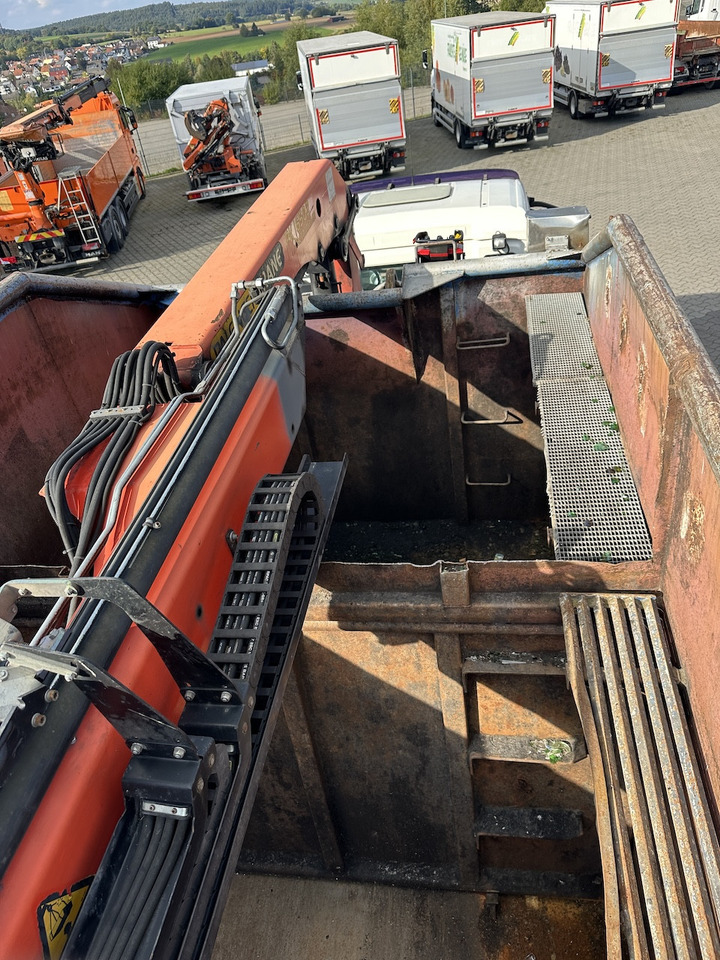 Camion ampliroll Palfinger Glas Kran Mulde PK 16502