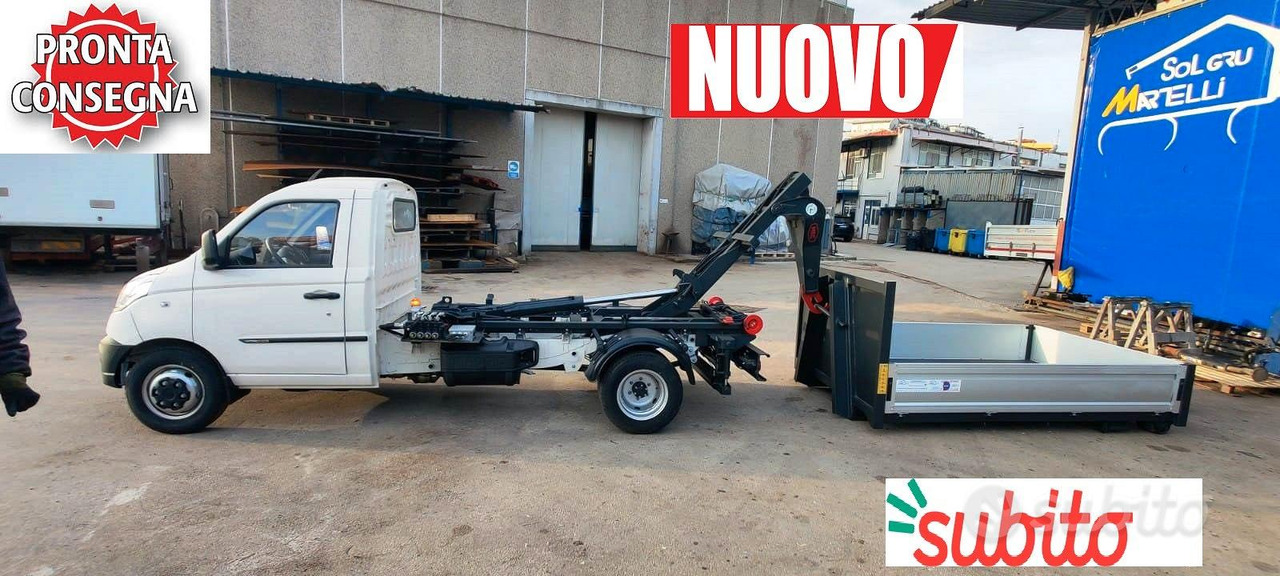 Camion ampliroll Piaggio PORTER Nuovo Patente B CON SCARRABILE