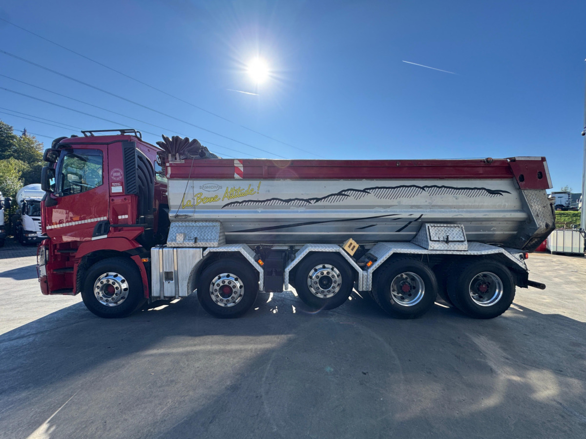 Camion ampliroll RENAULT C520 10x4 Abschiebemulde (no tipper)