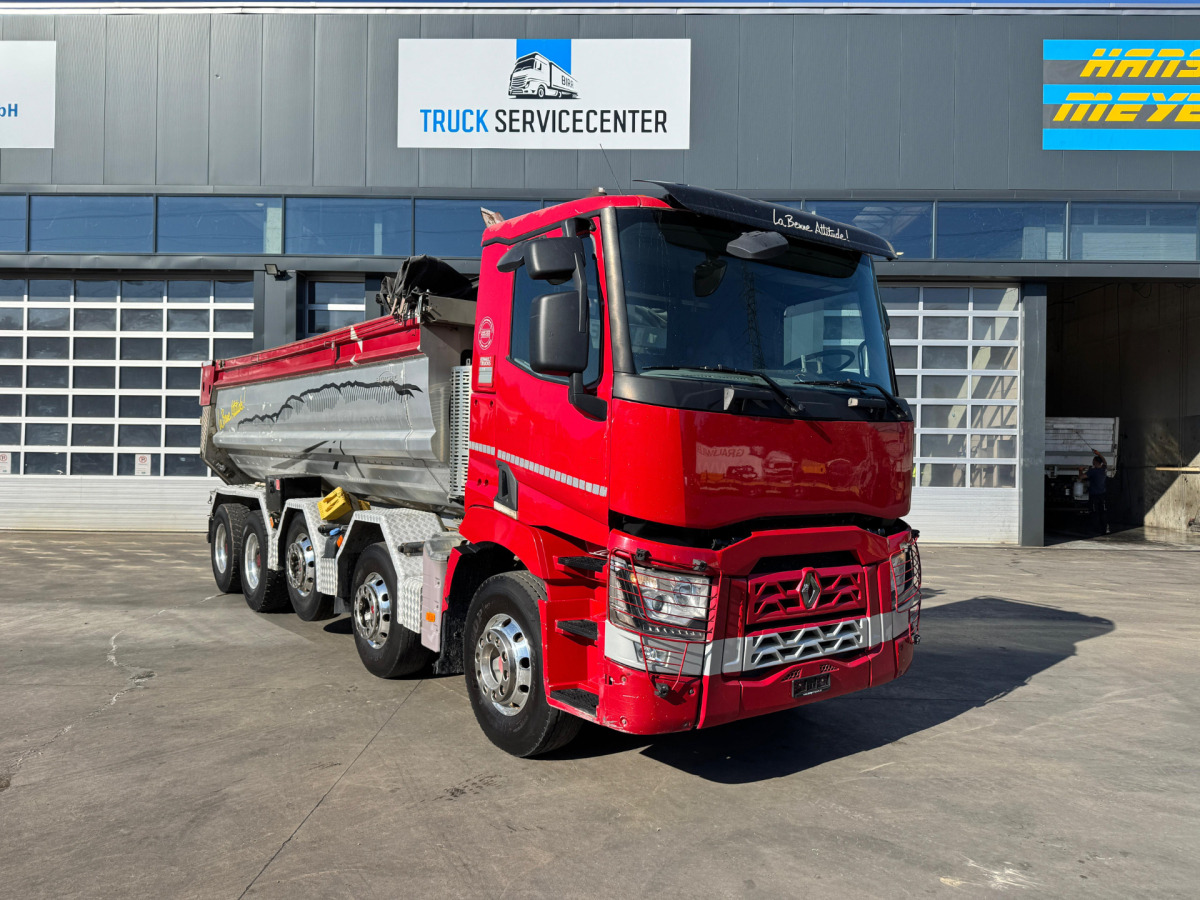 Camion ampliroll RENAULT C520 10x4 Abschiebemulde (no tipper)
