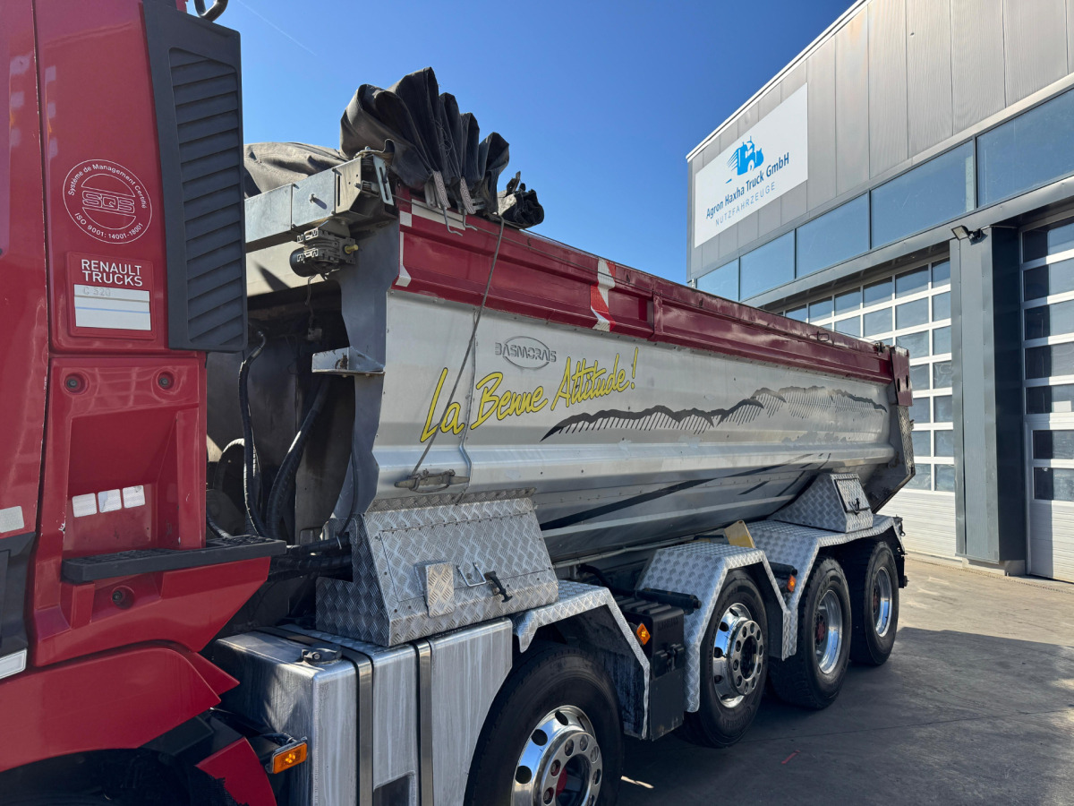 Camion ampliroll RENAULT C520 10x4 Abschiebemulde (no tipper)