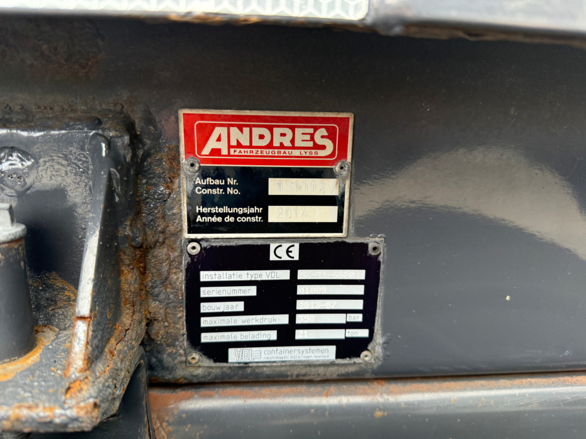 Camion ampliroll RENAULT Lander 8x2 Retarder Lift-&Lenkachse