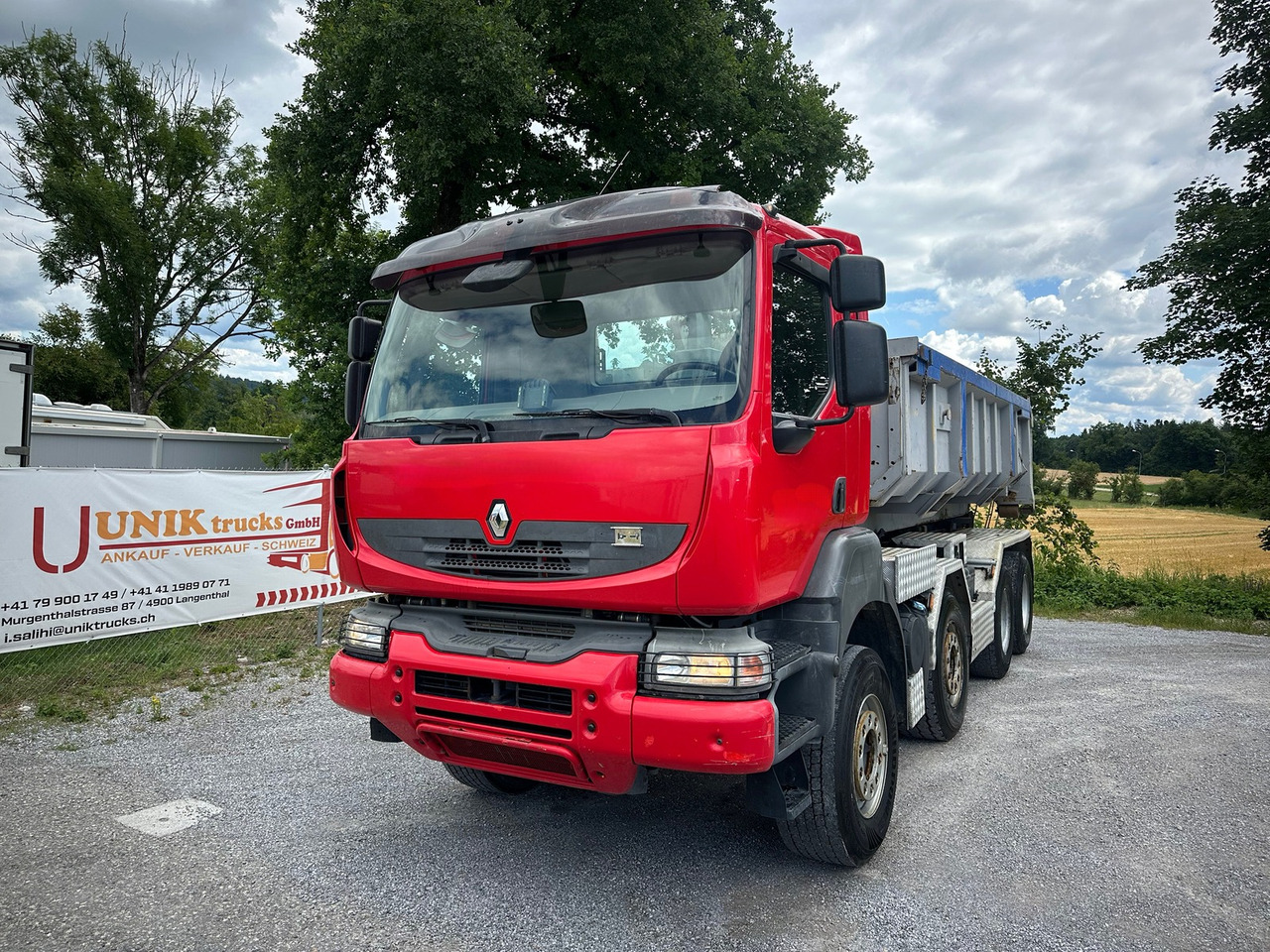 Camion ampliroll RENAULT / RENAULT TRUCKS Kerax 450 8x2 Abroller