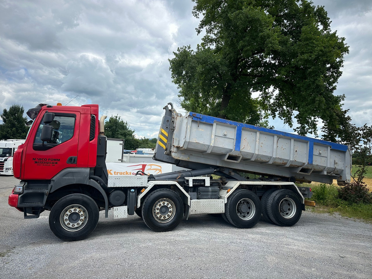 Camion ampliroll RENAULT / RENAULT TRUCKS Kerax 450 8x2 Abroller