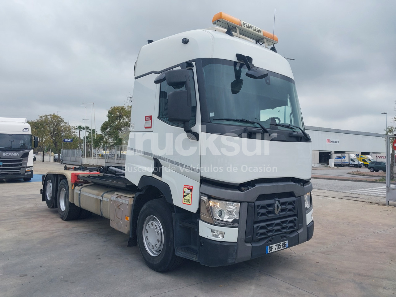 Camion ampliroll RENAULT T480.26