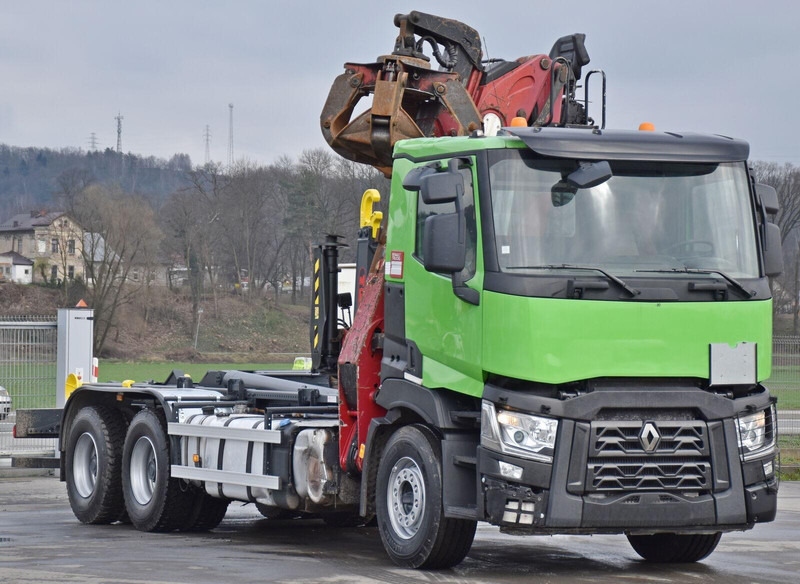 Camion ampliroll Renault C430* ABROLLKIPPER *LIV 170Z 78 * 6x4