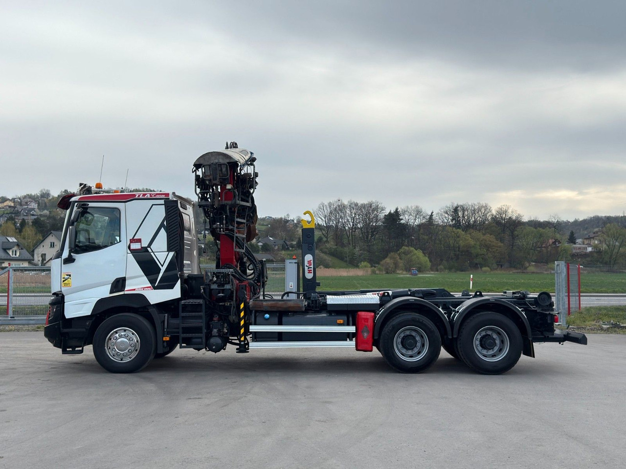 Camion ampliroll Renault C520 * ABROLLKIPPER 4,80 m * KESLA * 6x4!