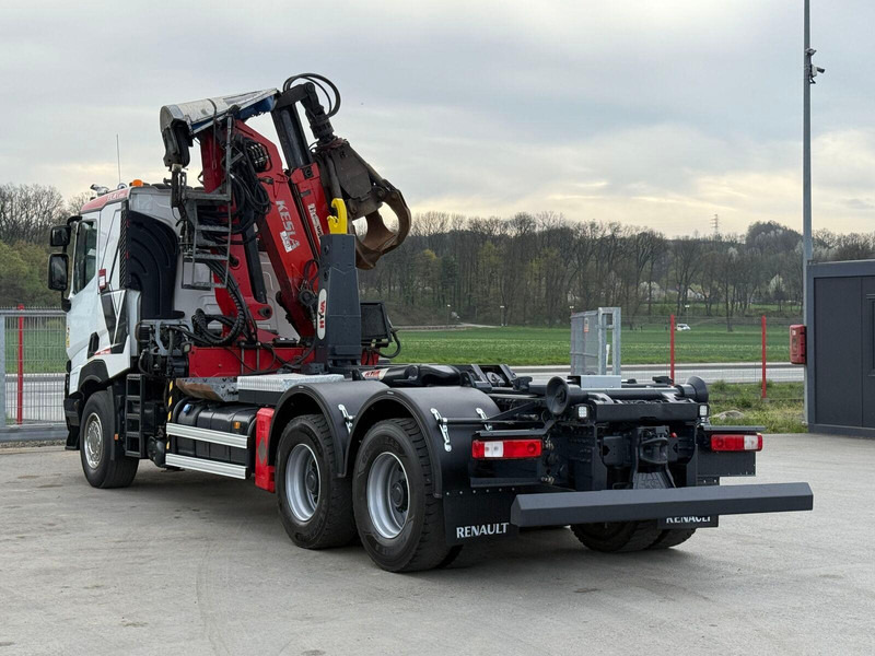 Camion ampliroll Renault C520 * ABROLLKIPPER 4,80 m * KESLA * 6x4!