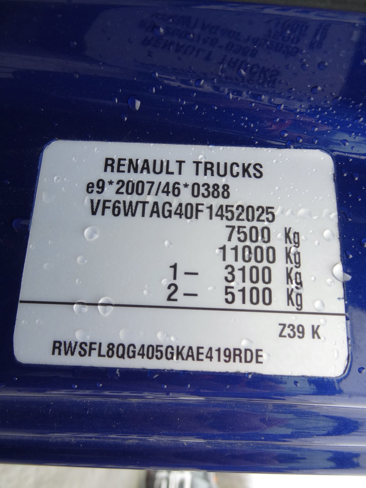 Camion ampliroll Renault D180.75 Haken Multilift