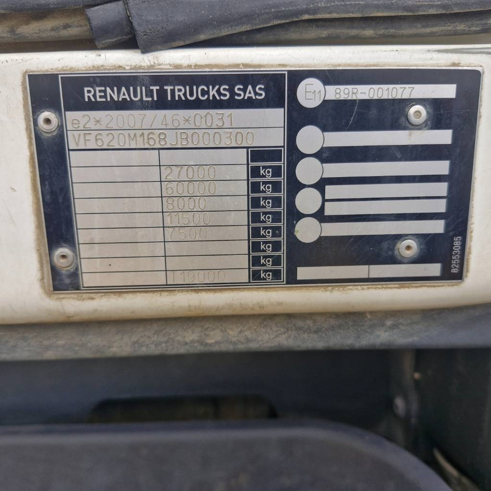 Camion ampliroll Renault D Wide 380