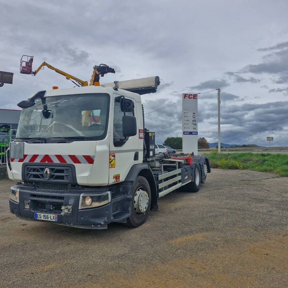Camion ampliroll Renault D Wide 380