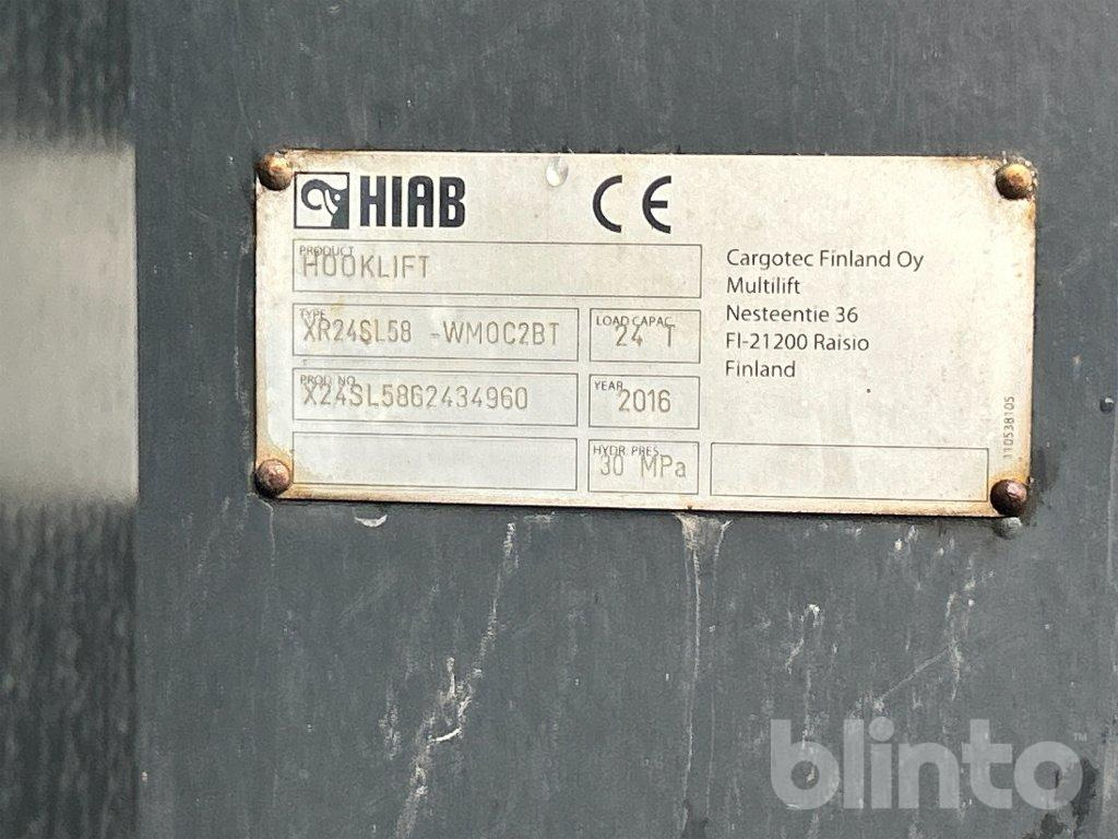 Camion ampliroll SCANIA