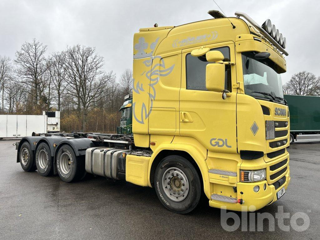 Camion ampliroll SCANIA