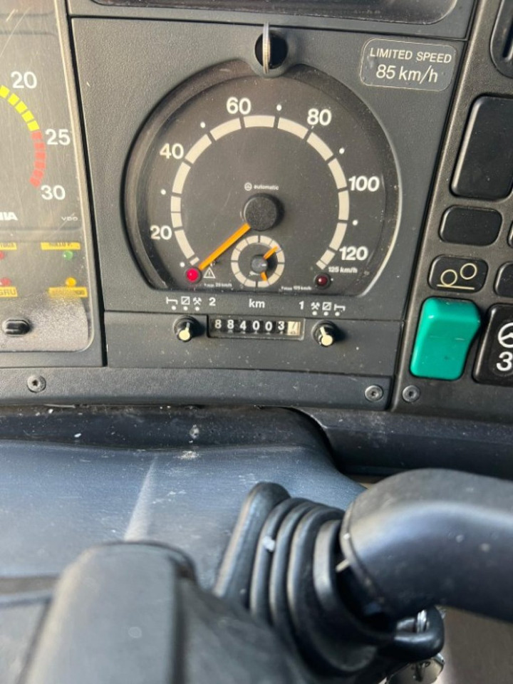 Camion ampliroll SCANIA CV R124 SCARRABILE CON GRU E POLIPO