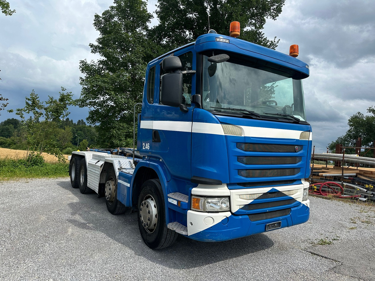 Camion ampliroll SCANIA G450 8x4 Abrollkipper