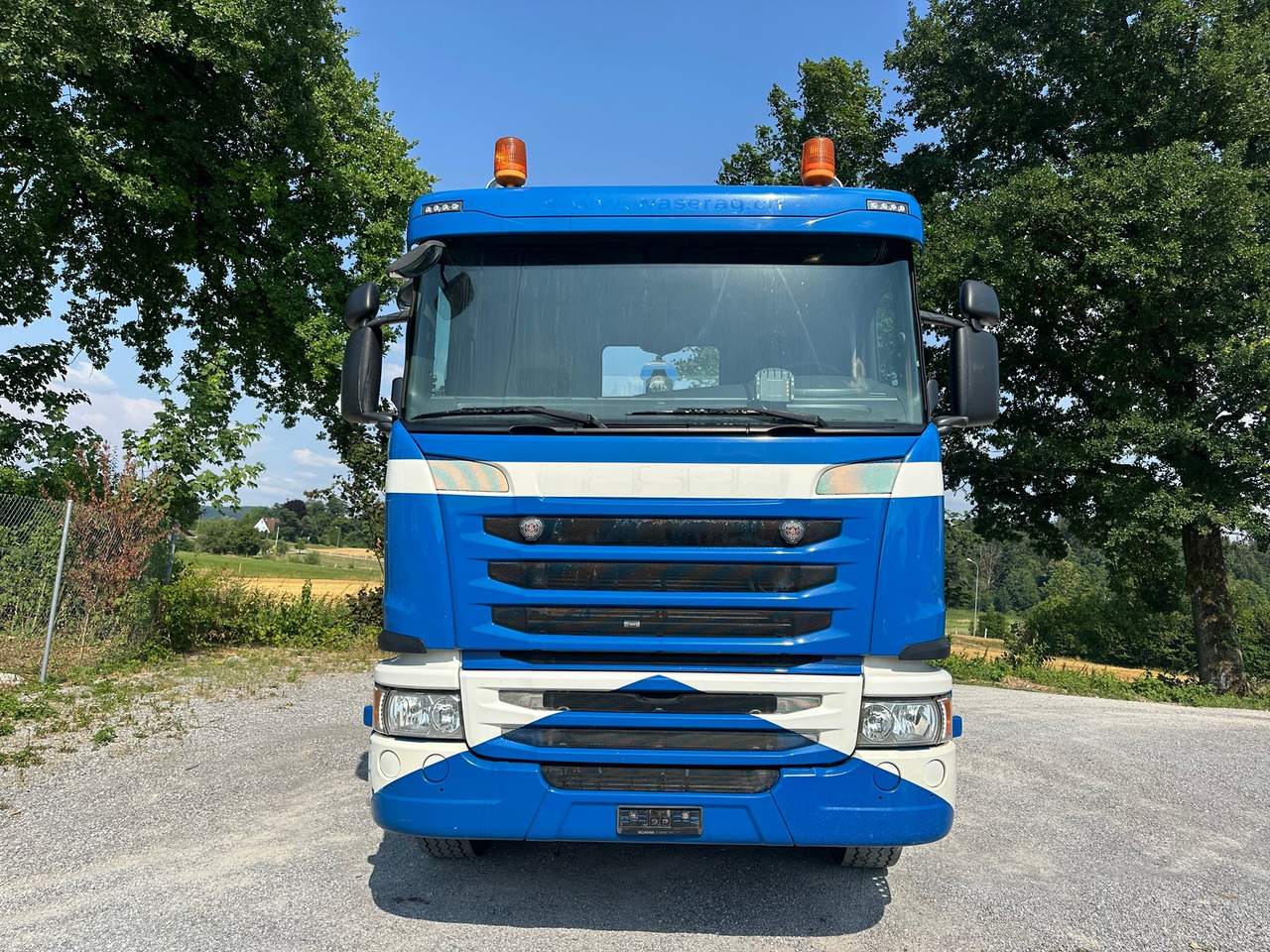 Camion ampliroll SCANIA G450 8x4 Hiab