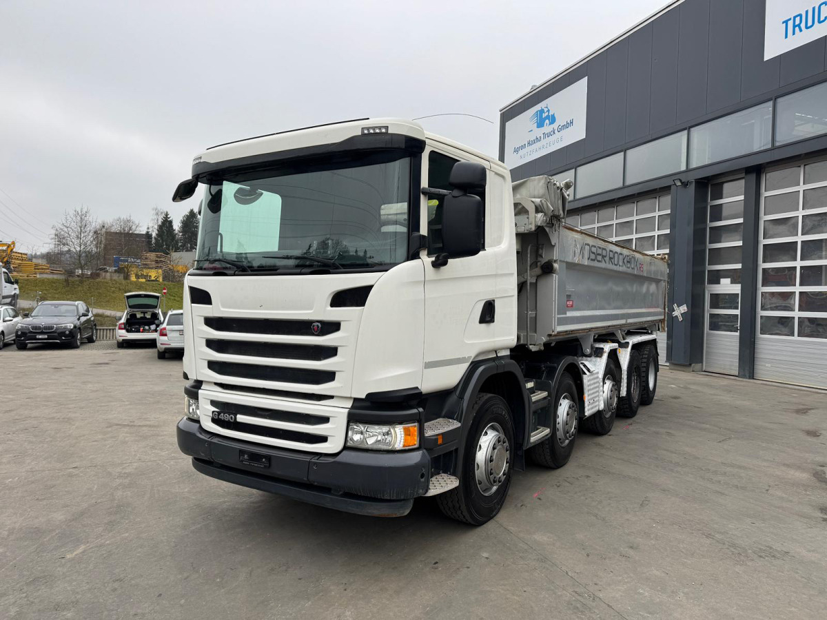 Camion ampliroll SCANIA G490 10x4 2S Moser