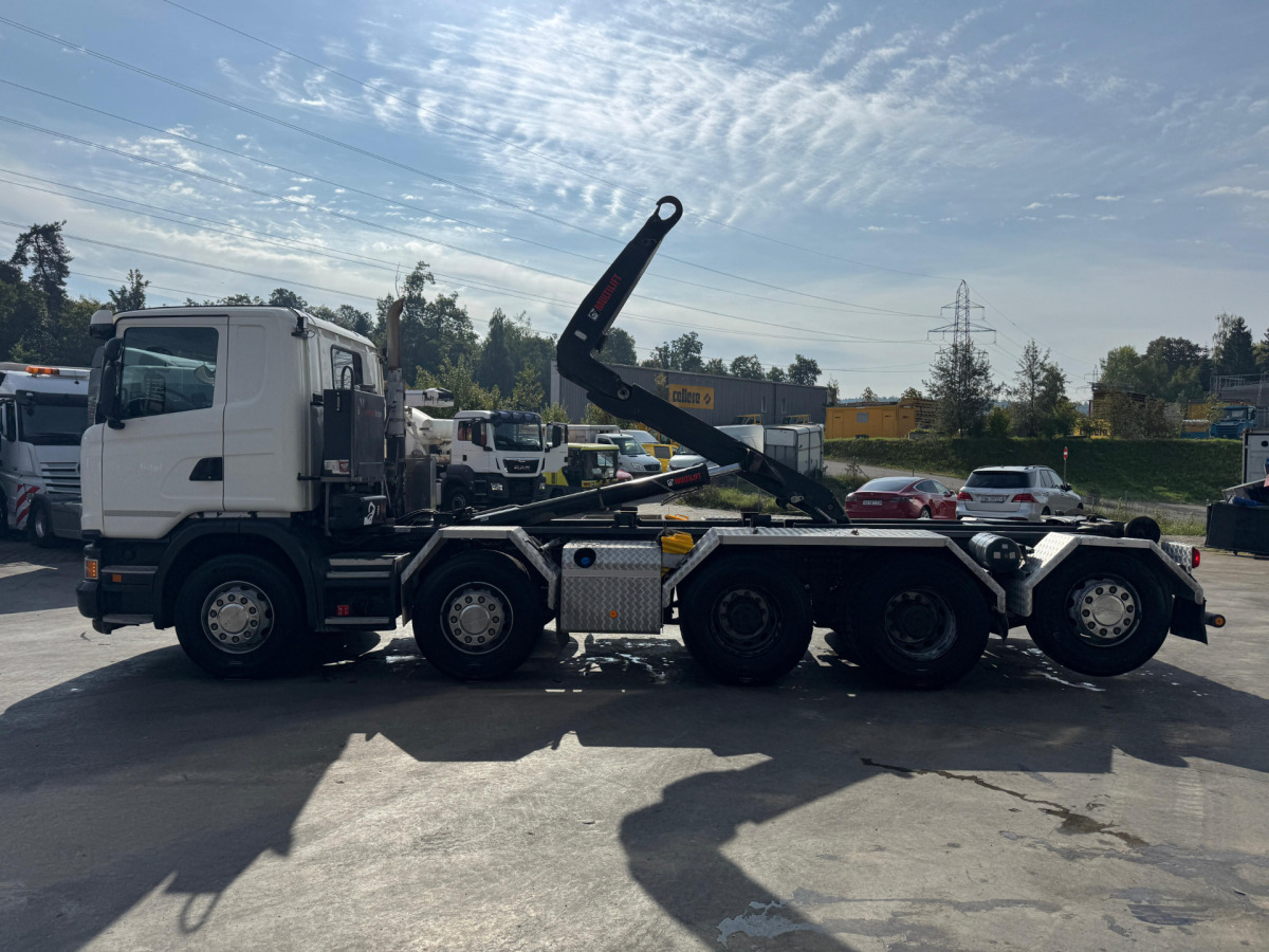 Camion ampliroll SCANIA G490 10x4 Hiab 26T
