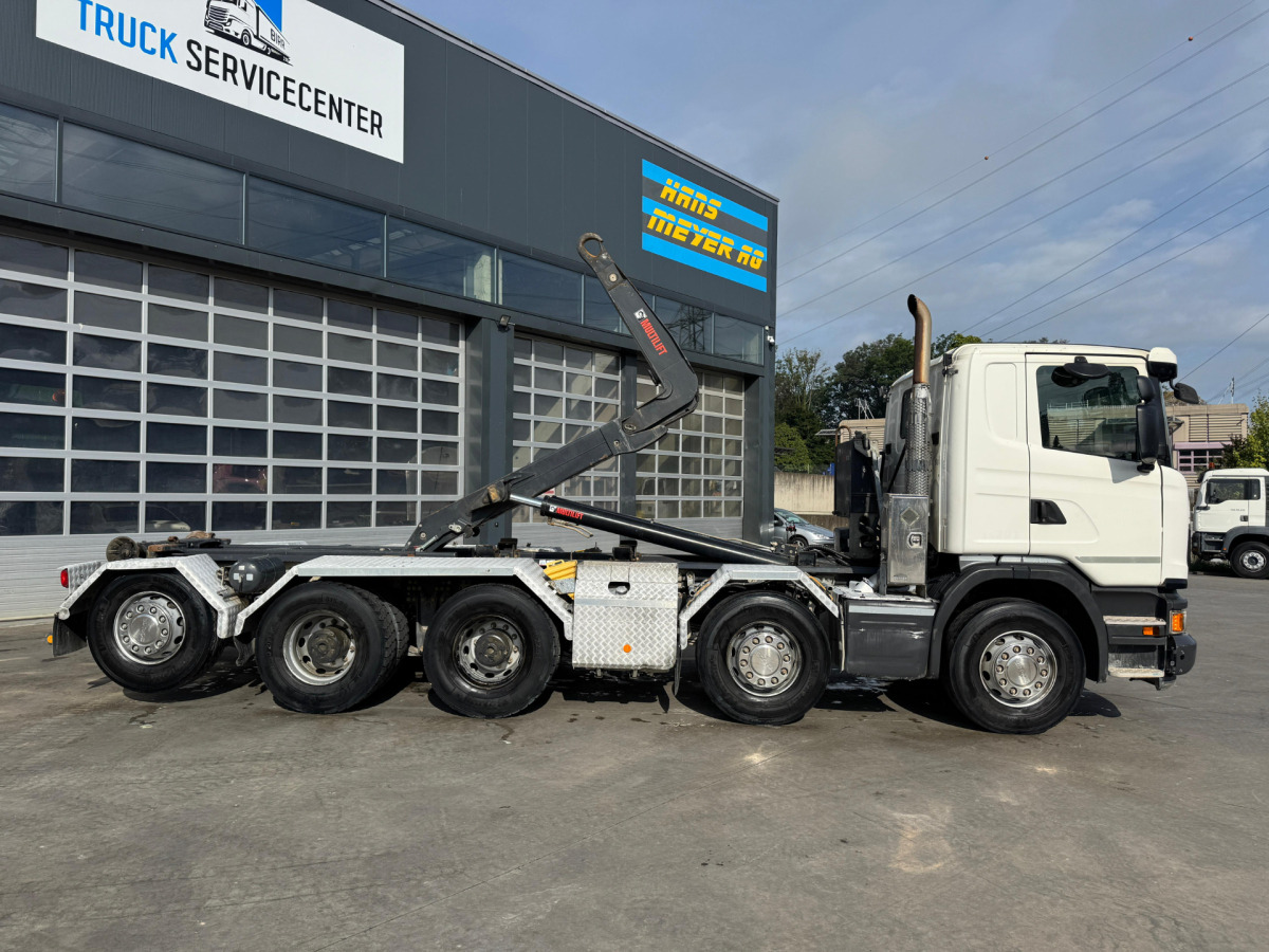 Camion ampliroll SCANIA G490 10x4 Hiab 26T
