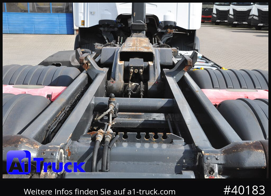 Camion ampliroll SCANIA R500, V8,, Meiller, Liftachse,