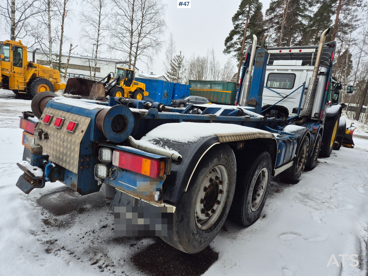 Camion ampliroll Scania 124G 360 Koukkulava