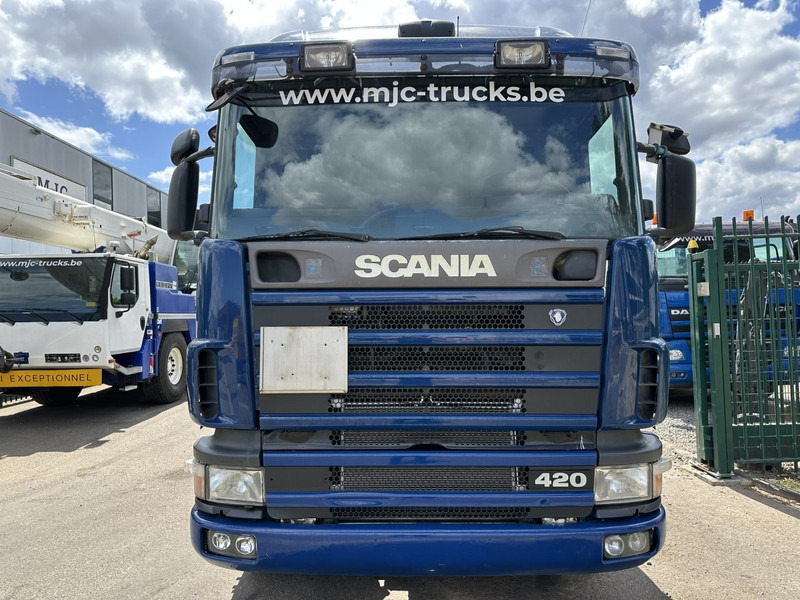 Camion ampliroll Scania 124L-420 6x2 HOOKLIFT VDL 20T - STEEL SPRING / BALLESTAS / BLATT - MANUAL - MECHANICAL PUMP - 10 TIRES  DOUBLE WHEELS