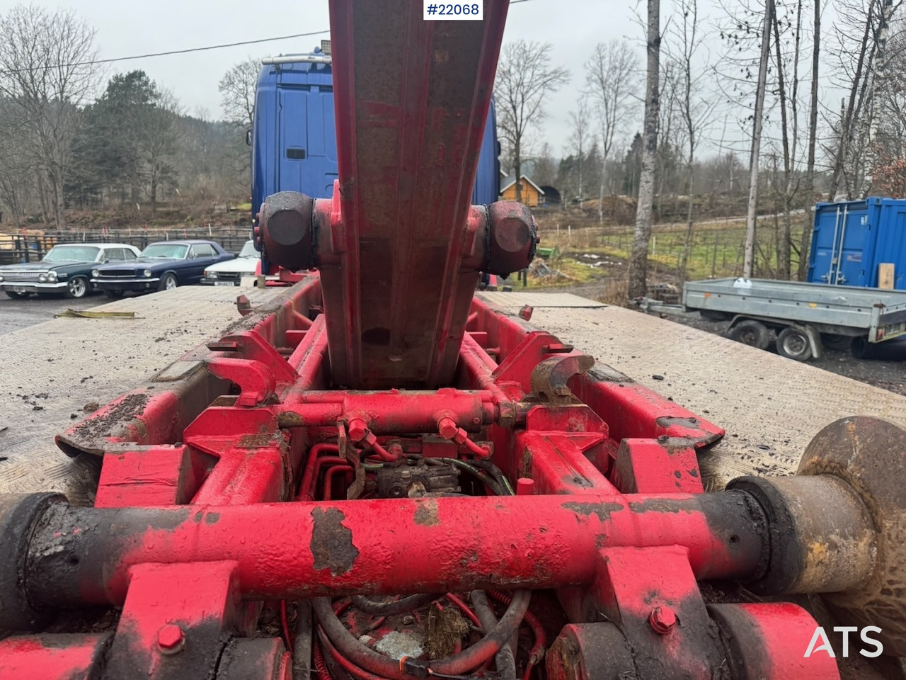 Camion ampliroll Scania 2003 Scania R164 580 8x2 Tridem Krokbil