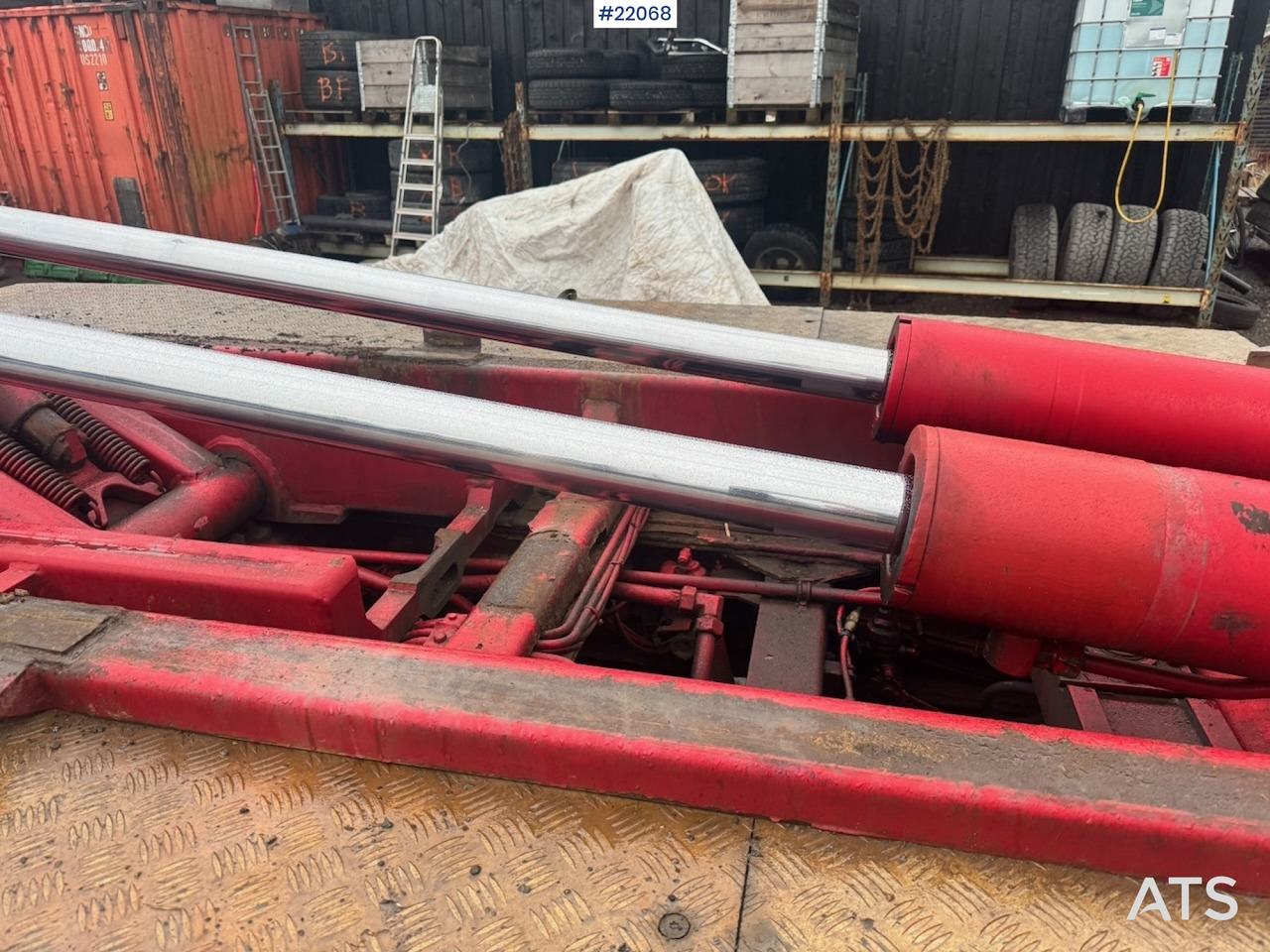 Camion ampliroll Scania 2003 Scania R164 580 8x2 Tridem Krokbil