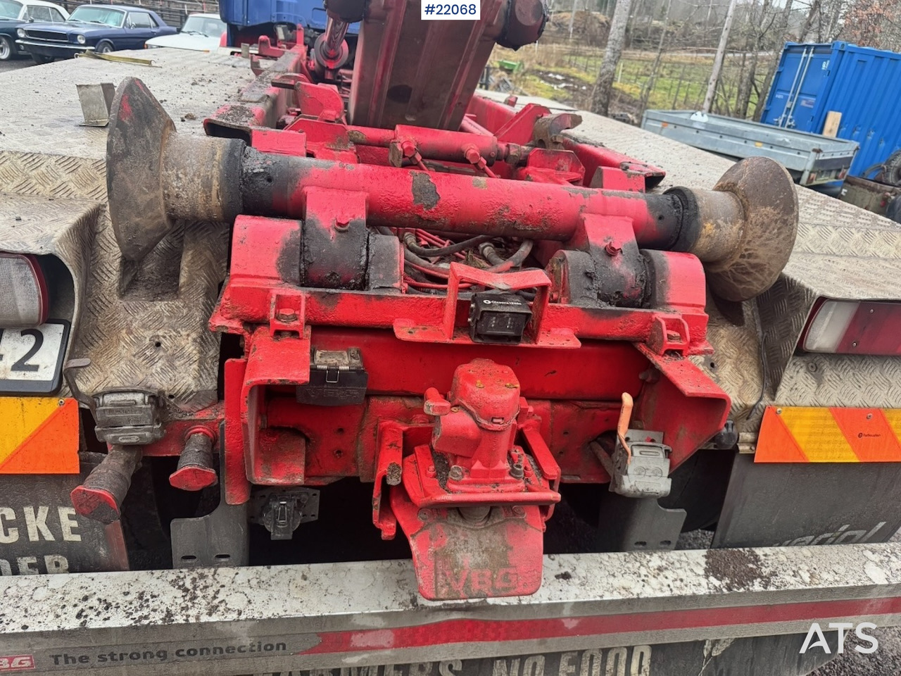 Camion ampliroll Scania 2003 Scania R164 580 8x2 Tridem Krokbil