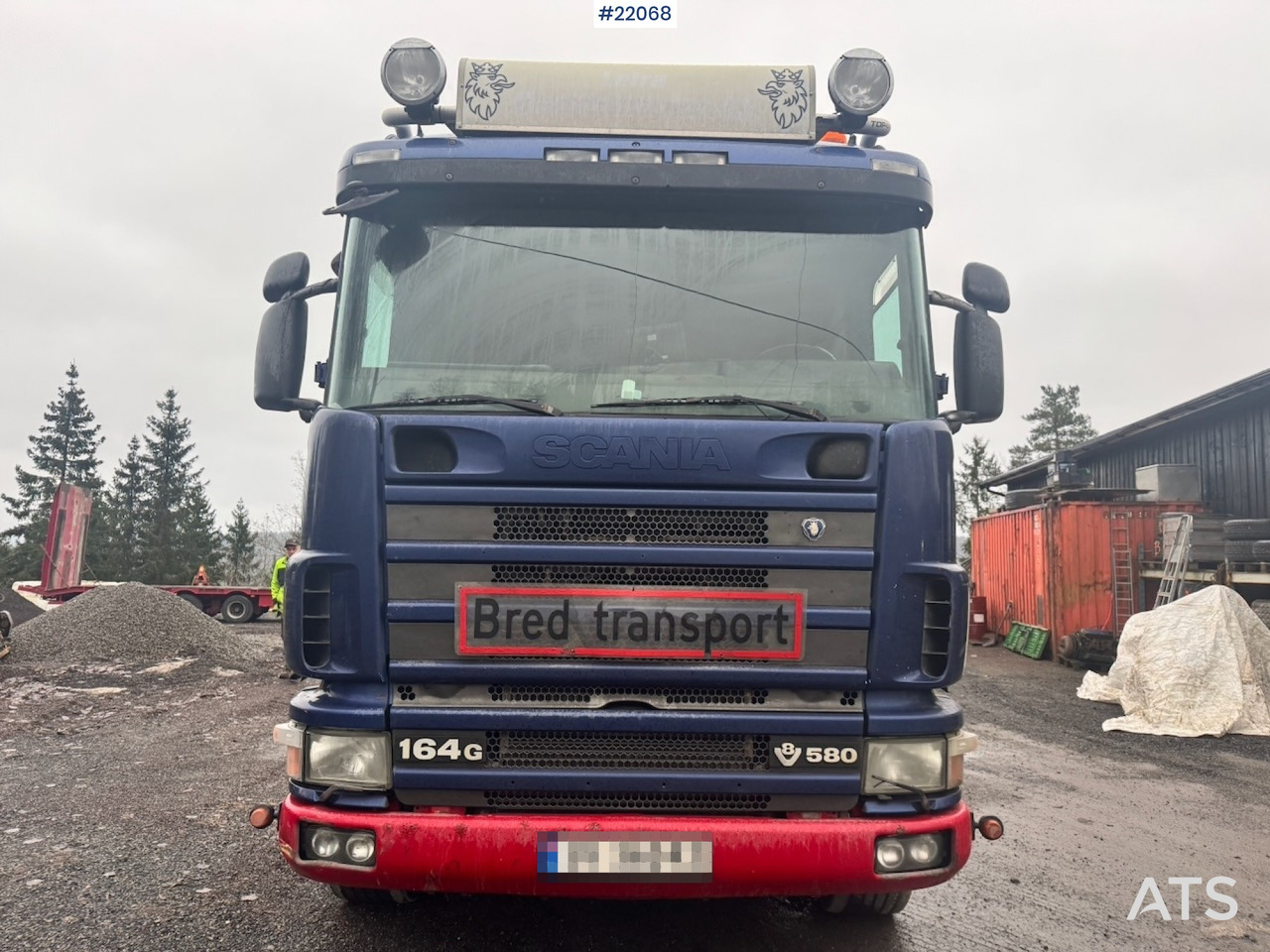 Camion ampliroll Scania 2003 Scania R164 580 8x2 Tridem Krokbil