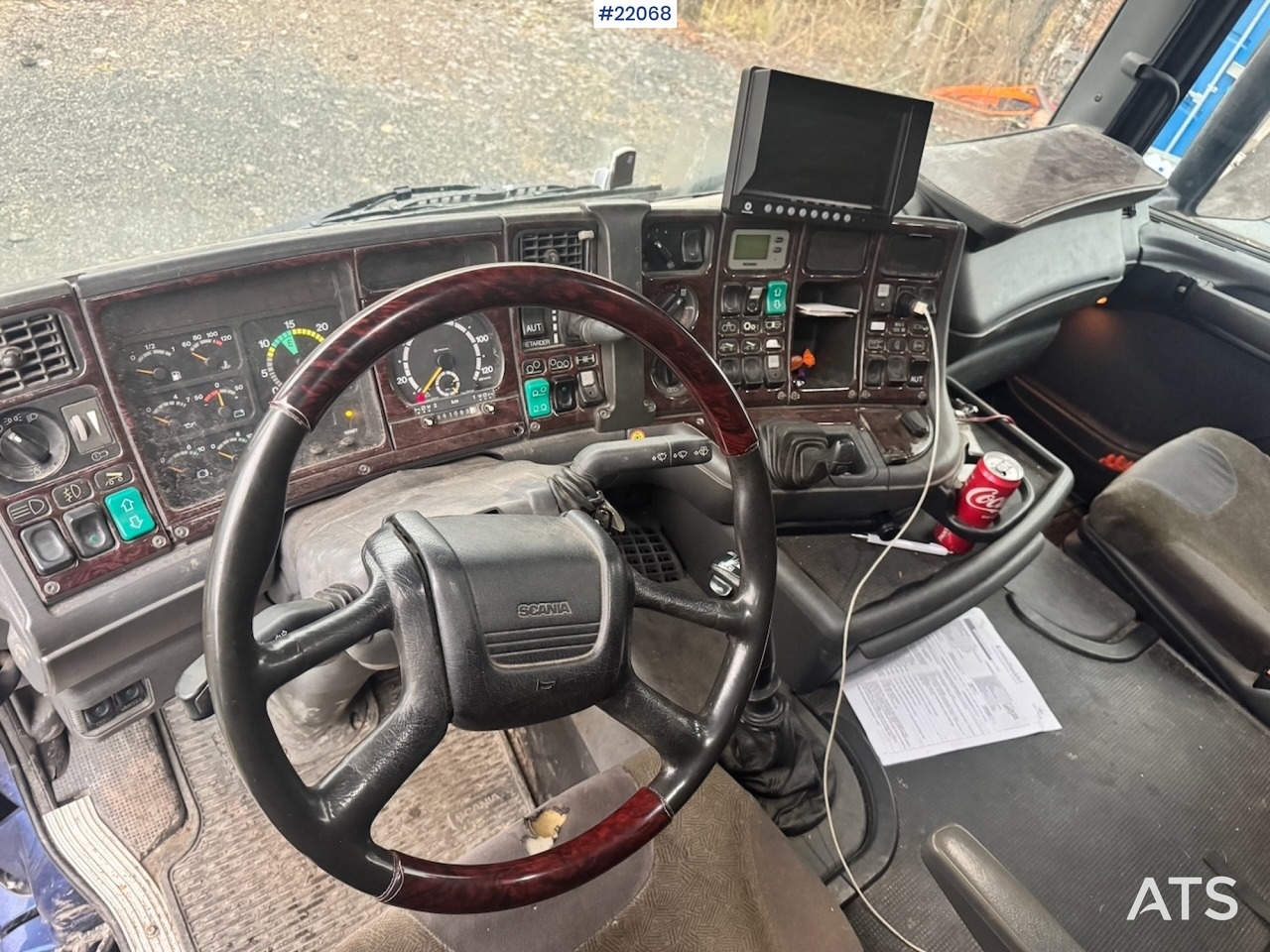 Camion ampliroll Scania 2003 Scania R164 580 8x2 Tridem Krokbil