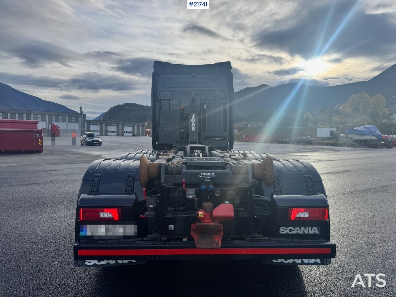 Camion ampliroll Scania 2018 Scania R580 Tridem Krokbil m/ Kranhydraulikk. Nylakkert!