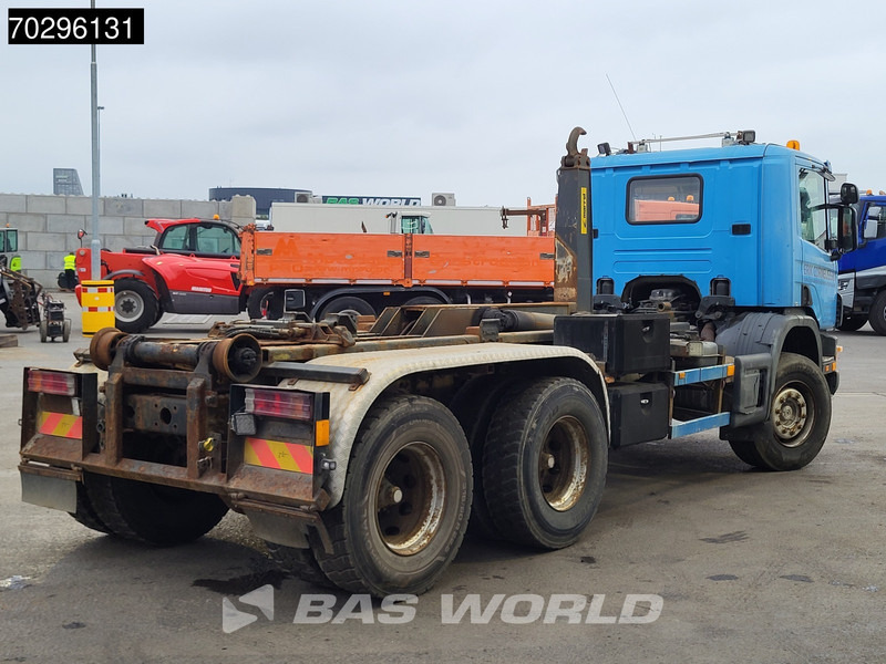 Camion ampliroll Scania 420 6X4 20tons Marrel THM 20000 Manual Retarder Steelsuspension Euro 3