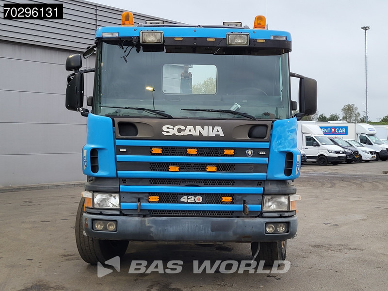 Camion ampliroll Scania 420 6X4 20tons Marrel THM 20000 Manual Retarder Steelsuspension Euro 3