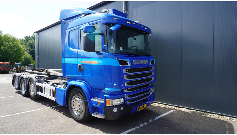 Camion ampliroll Scania G450 8X2 RETARDER HOOKARM SYSTEM