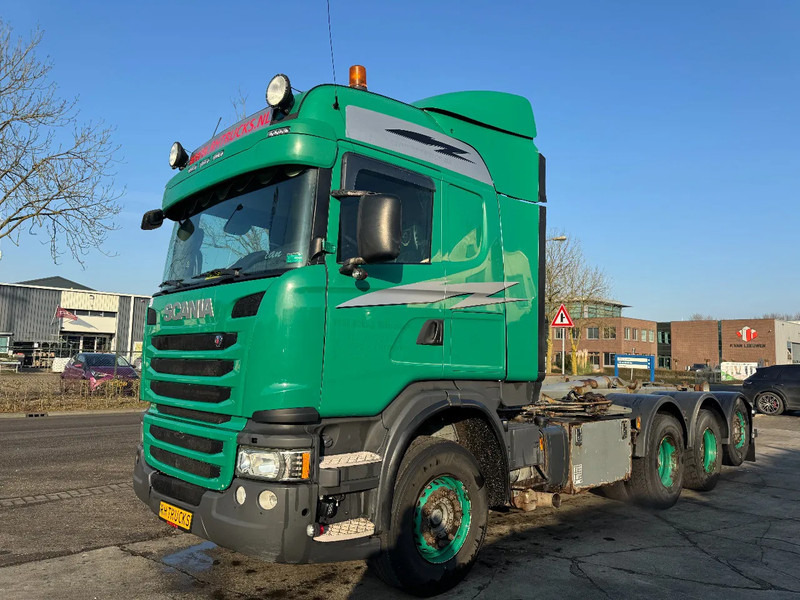 Camion ampliroll Scania G490 8X4-4 - EURO 6 + MEILLER RK 20 67 HOOK + REMOTE