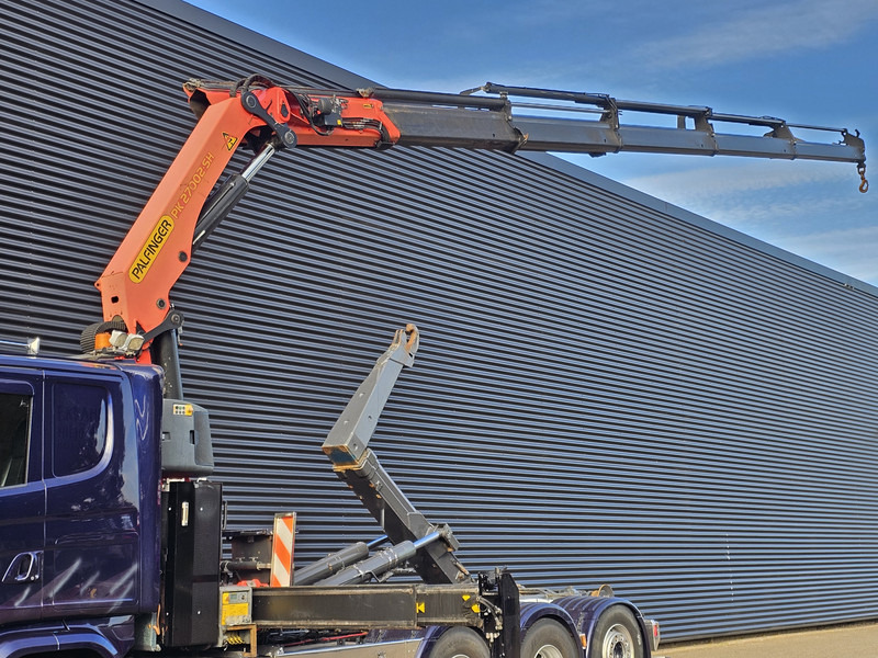 Camion ampliroll Scania G490 8x4*4 / PALFINGER CRANE + HOOKLIFT