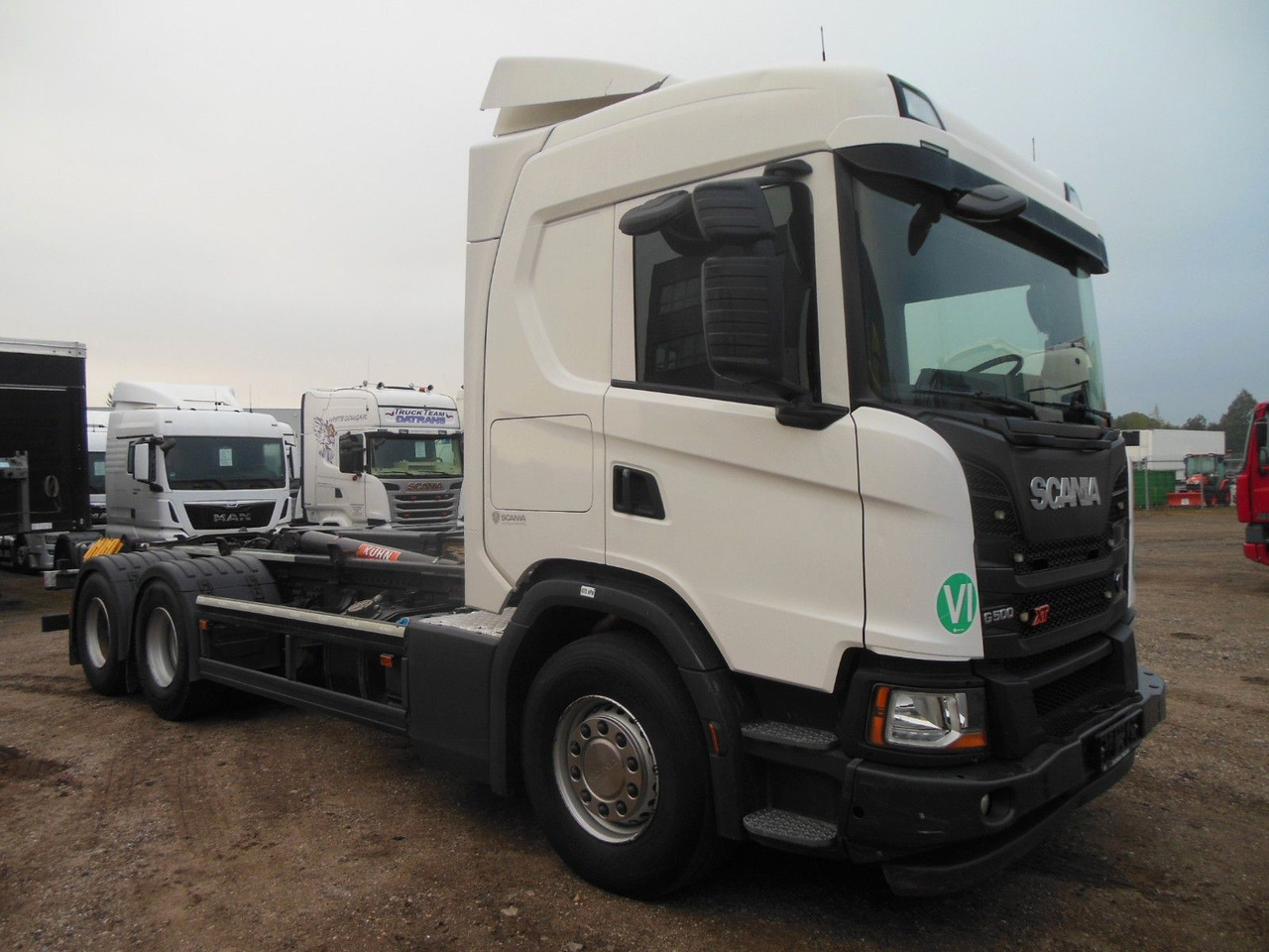 Camion ampliroll Scania G500, 6X4, VOLL LUFT, PALFINGER T20
